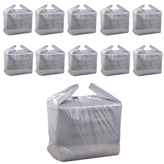 생활의지혜 이삿짐용 대형 이사 비닐봉투 그레이, 11개, 240L