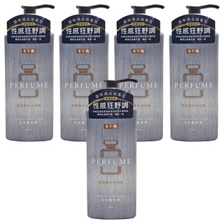 水平衡 香水沐浴乳 法式酷型男 性感狂野調, 5瓶, 900g