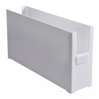 櫥櫃系統 L窄型雜物收納盒 灰色 7x28.5x15.5cm, 1個