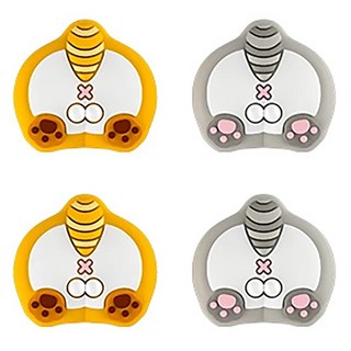 IINE 良值 switch JOYCON用 搖桿帽4件組, 貓屁屁, 1組, L959