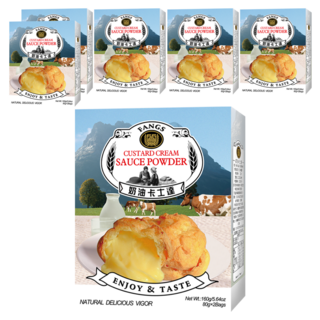 FANGS 方氏 奶油卡士達粉, 160g, 6盒