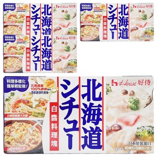 House 好侍 北海道白醬料理塊，選用北海道產100%鮮奶製成的鮮奶油與起司, 180g, 4盒
