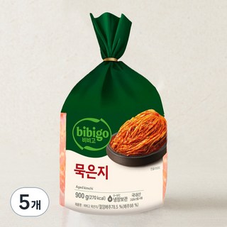 비비고 묵은지, 900g, 5개