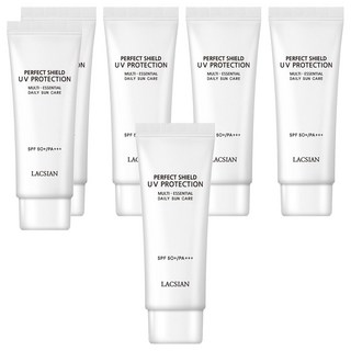 Laxian Perfect Shield 防曬防曬霜 SPF50+ PA+++, 60ml, 6個