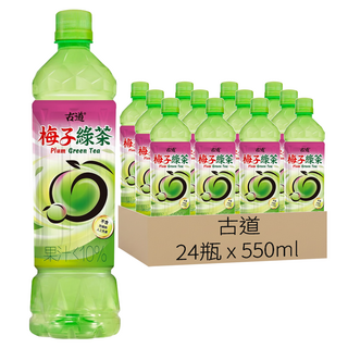 古道 梅子綠茶, 550ml, 24瓶