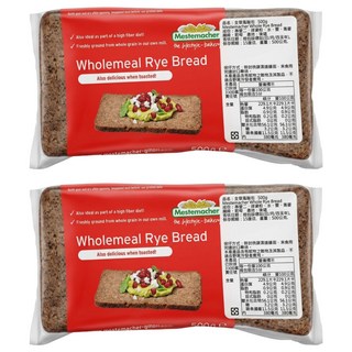Mestemacher 麥大師 德國全麥黑麵包, 2個, 500g