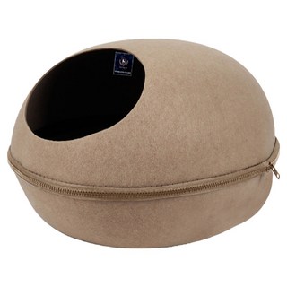 딩동펫 고양이 숨숨집 공룡알 하우스, 베이지, 1개