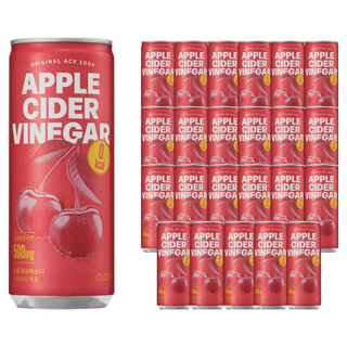 Cloop 酸櫻桃蘋果醋零卡碳酸飲料, 24個, 250ml