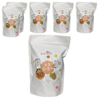 午後小食光 米香圓圓酥 海苔 台灣米製作 無添加防腐劑 獨立包裝, 120g, 6包