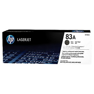 HP惠普 83A 黑色 CF283A 原廠碳粉匣 適用多款HP雷射印表機, 1個
