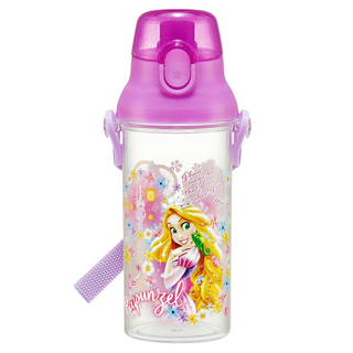 Skater 直飲透明水壺, 長髮公主 紫色, 480ml, 1個