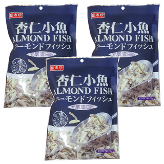盛香珍 杏仁小魚, 76g, 3包