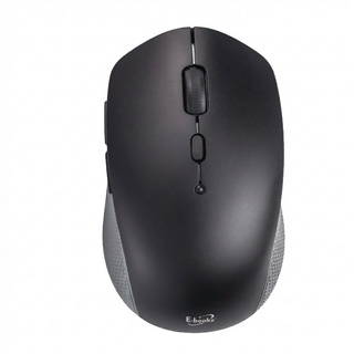 E-books M64 六鍵式省電無線滑鼠 2.4GHz無線技術 1000/1200/1600DPI, E-PCG241, 黑色