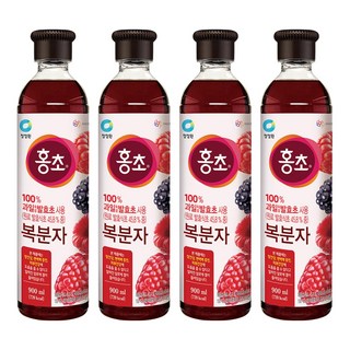 清淨園 覆盆子醋, 900ml, 4瓶