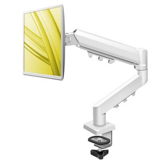 홈플래닛 싱글 모니터암, 화이트, 1개