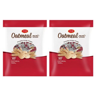 Richy 迷你一口燕麥酥, 1kg, 2袋