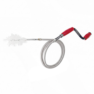 Elephant Waters 沐象 毛刷通管器 5'(1.5m) 可替換毛刷, 灰色 + 黑色 + 紅色, 1個