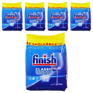 finish 洗碗機專用 洗滌粉, 1.3kg, 5袋