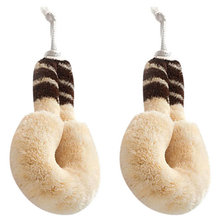 北山正積 身體用按摩刷 (KMB-BH1-A) 劍麻、棕櫚纖維、不鏽鋼絲, 蘑菇款 A款, 1個裝, 2個