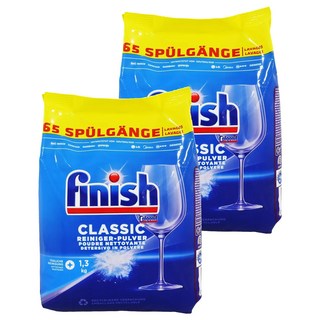 finish 洗碗機專用 洗滌粉, 1.3kg, 2袋