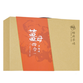 糖鼎 經典黑糖茶磚禮盒 四合一黑糖薑母, 30g, 12個裝, 1組
