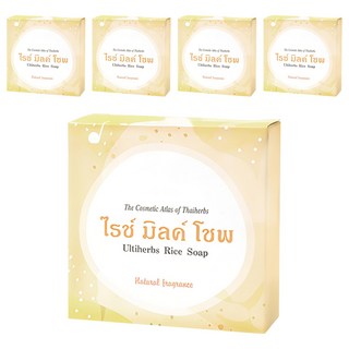 小麥購物 大米香皂 S345, 66g, 5個