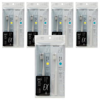 Shallop 刷樂 厭色系 牙刷灰+白聶永珍聯名款 牙刷, 2支, 5包