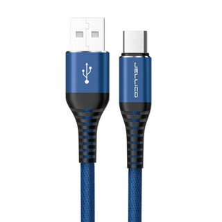 JELLiCO 杰力科 飛魚系列 1.2M Type-C 耐拉折充電傳輸線, JEC-KDS25-BUC, 1個
