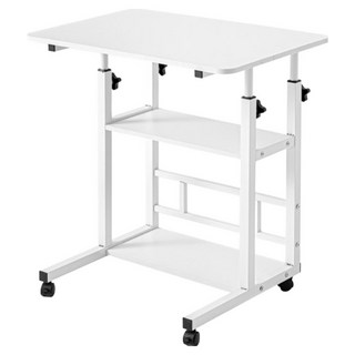comet 高度可調三層移動式邊桌, 白色
