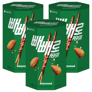 빼빼로 아몬드, 132g, 3개
