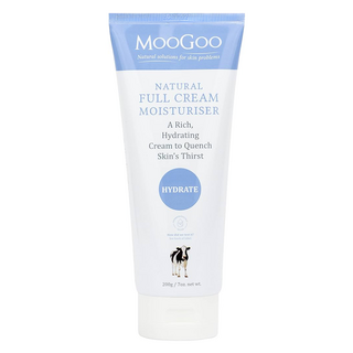 MOOGOO 慕爾果 初乳滋養霜, 天然成分, 100%不含石蠟油, 輕甜奶香味, 質地不黏膩, 鎖住肌膚水分, 適用所有膚質, 200g, 1條