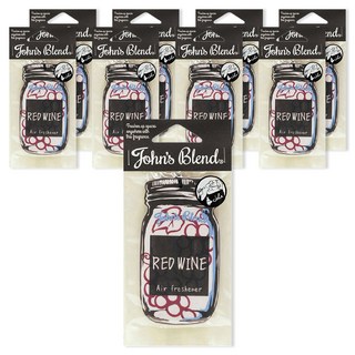 John's Blend 居家香氛片, 紅酒微醺, 空氣清新劑, 6g, 9片