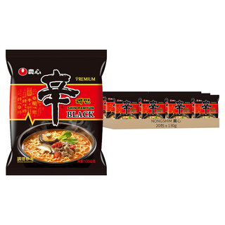 NONGSHIM 農心 頂級辛拉麵 微辣牛骨湯味 130g, 20包