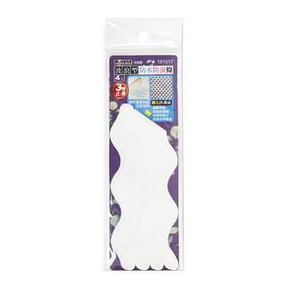 minono 米諾諾 波浪型防水防滑條4件組, 波浪型, 1組