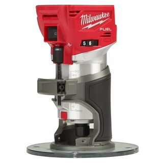 Milwaukee 美沃奇 台灣公司貨 18V鋰電無碳刷木工修邊機 M18FTR8-0X 1.5kg, 1個