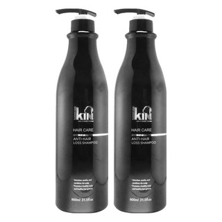 KIN 豐盈洗髮精 升級保濕 持久鎖水 強韌髮根 促進頭皮血液循環, 900ml, 2瓶