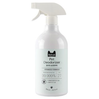 릴리벳 살균탈취제, 850ml, 1개