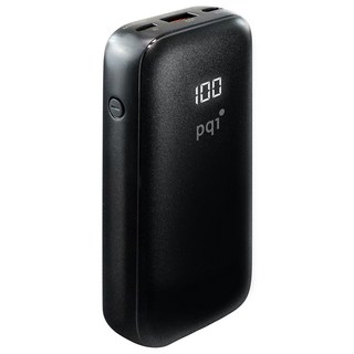 pqi 勁永 PD10 快充行動電源 10000mAh, 黑色