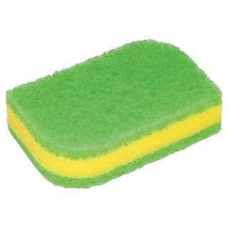 3M Scotch-Brite 百利 3層防刮海綿菜瓜布, 1個, 1個裝, 綠色