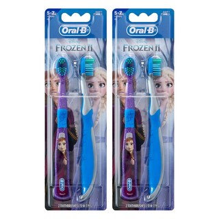 Oral-B 歐樂B Stages 兒童牙刷 3階段, 2個, 冰雪奇緣, 2入