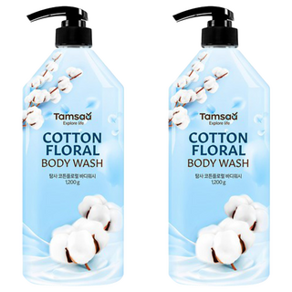 Tamsaa 棉花花香 香氛沐浴乳, 1.2kg, 2瓶