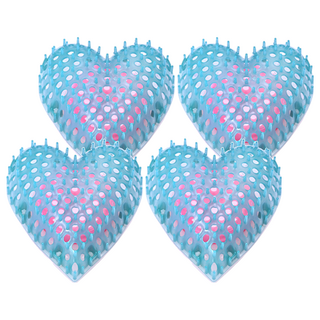 Rola 柔拉 愛心小便斗除臭錠 古靜桃 清潔除臭芳香 小便斗專用, 40g, 4個