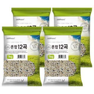 건강한밥상 국산 혼합 12곡, 1kg, 4개