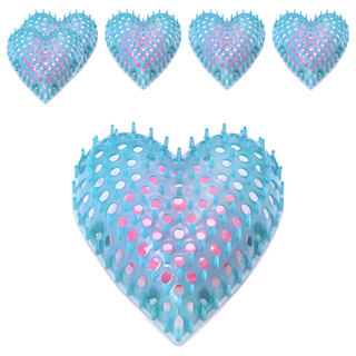 Rola 柔拉 愛心小便斗除臭錠 古靜桃 清潔除臭芳香 小便斗專用, 40g, 6個