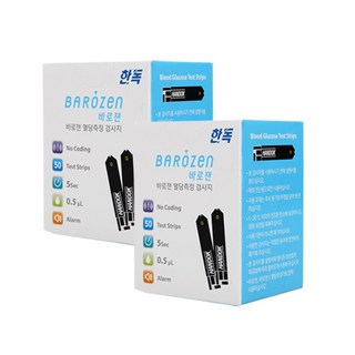 바로잰 혈당측정 검사지, 2개, 50개입