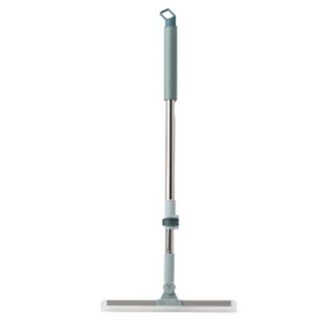 Novea 除塵除水垢可調節長度矽膠掃把刮水器, 1個, 綠色 + 灰色