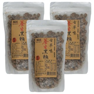 埔里農會 古早味養生黑糖, 380g, 3包