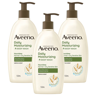 Aveeno 燕麥保濕沐浴露, 532ml, 3瓶