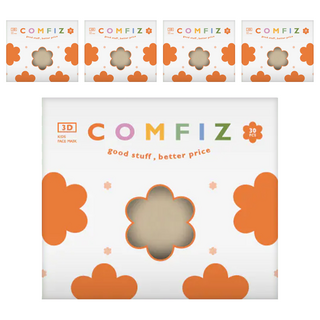 康菲 幼幼3D醫療口罩 1~3歲, 30片, 繽紛派對 粉紅色, 5盒