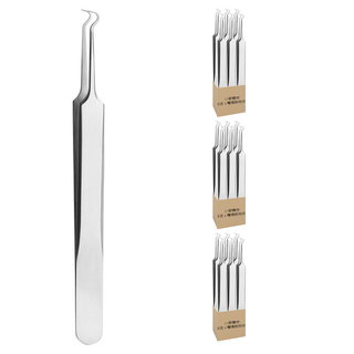 小麥購物 多功能粉刺夾 Y641 15g, 18支, 彎嘴粉刺夾